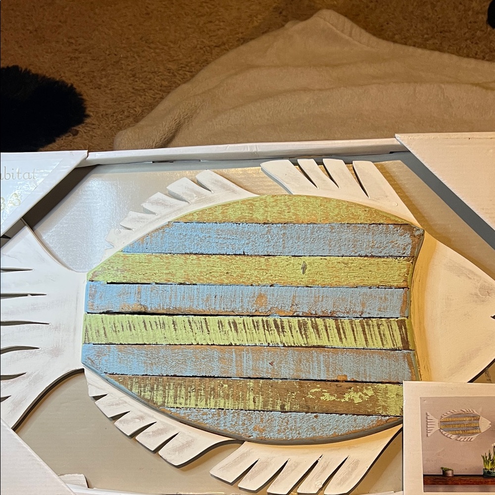 Habitat Multicolor Fish Wall Decor